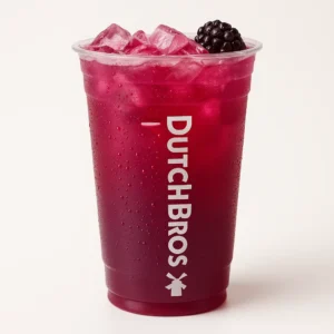 Dutch Bros Dragon Slayer iced drink with vibrant berry and fruit flavors

