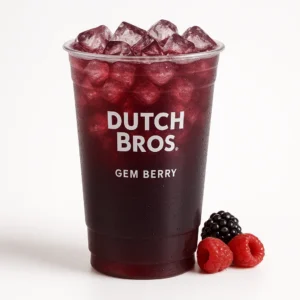 Dutch Bros Galaxy Fish drink with strawberry, lime, and passion fruit flavors


