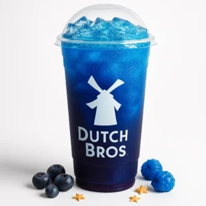 The Starry Night Rebel blends blueberry and blue raspberry for a bold, celestial-inspired energy drink bursting with flavor and visual appeal.

