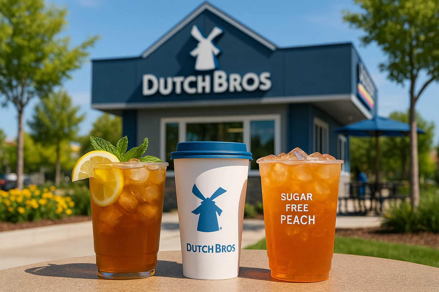 Dutch Bros Tea Menu 2025 hero drinks